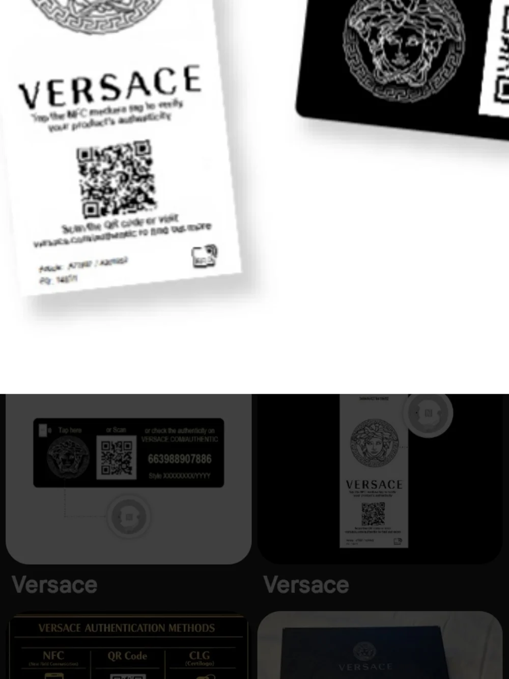 Versace Black And Gold Nib Sunglasses with Gold Logo - Picture 9 of 10